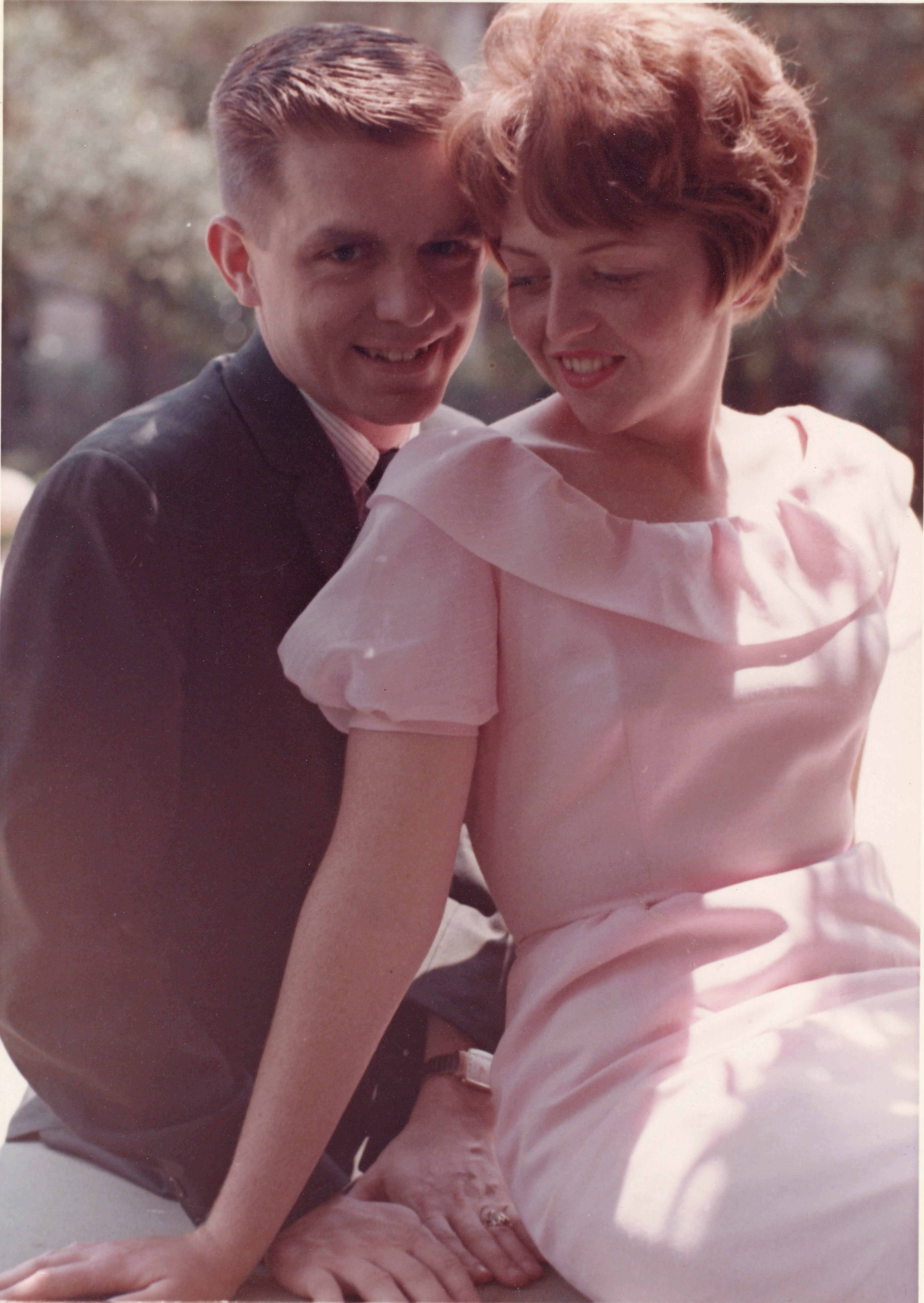 Alvin Larsen and Sharon Branch engagement photo